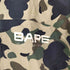 アベイシングエイプ BAPE by A BATHING APE 90S 1st カモ ロゴプリント アーム デタッチャブル スタンドネック ナイロン ジャケット レイン ジャケット メンズ JPN:M