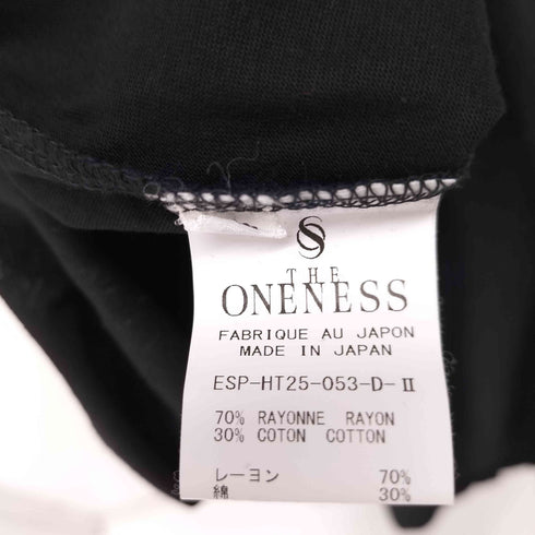 THE ONENESS OrganicCottonJersey Tシャツ メンズ
