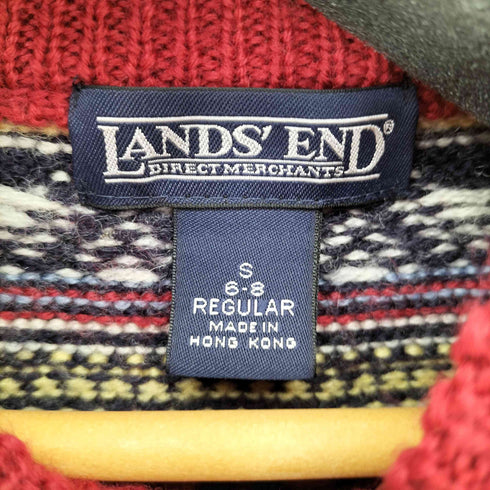 ランズエンド LANDS END ネイティブ柄 ニット レディース import:S