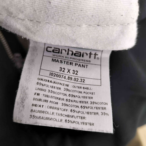 カーハートワークインプログレス Carhartt WIP MASTER PANT メンズ 32inch