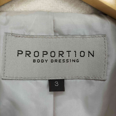 プロポーションバイボディードレッシング PROPORTION BODY DRESSING アンゴラ混チェスターコート レディース JPN:3