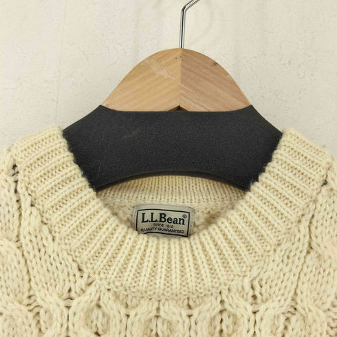 エルエルビーン L.L.Bean アイリッシュ フィッシャーマン ケーブルニットセーター メンズ S
