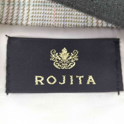 ロジータ Rojita フリル加工 クロップド ダブル テーラードジャケット レディース FREE