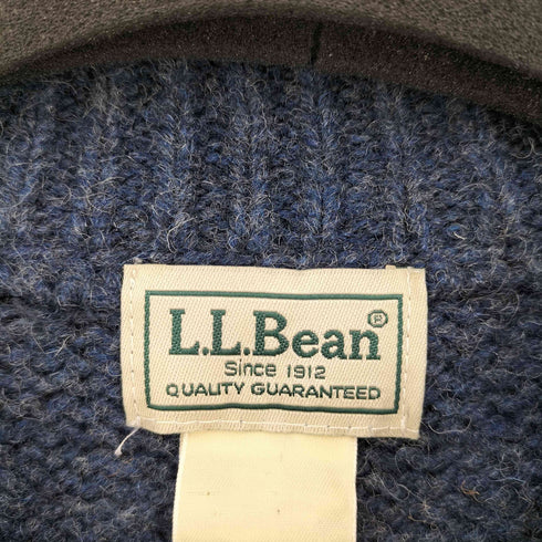 エルエルビーン L.L.Bean ノルディック柄 くるみボタン ウール セーター メンズ L