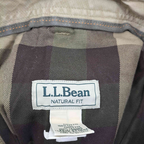 エルエルビーン L.L.Bean チェックライナー カーゴパンツ メンズ 32X30