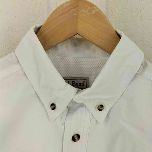 エルエルビーン L.L.Bean 刺繍ロゴ ナイロン ロングスリーブシャツ メンズ S