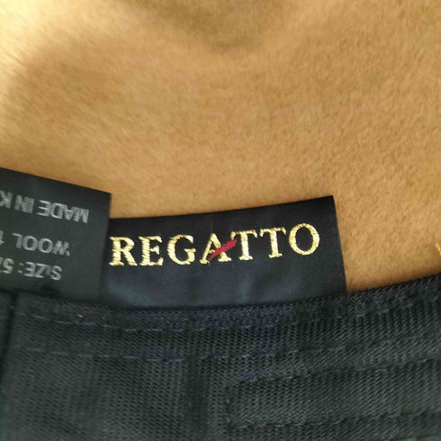 REGATTO 韓国製 ウールメルトン 中折れハット メンズ 57.5cm
