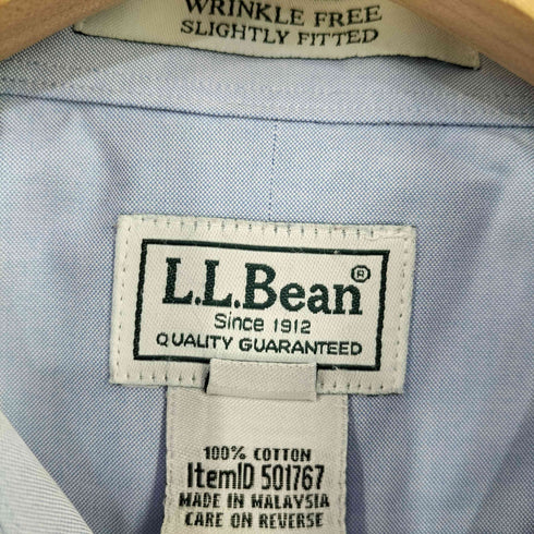 エルエルビーン L.L.Bean リンクルフリー 半袖ドレスシャツ メンズ 15