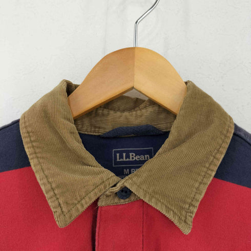 エルエルビーン L.L.Bean 襟コーデュロイ ラガーシャツ メンズ M