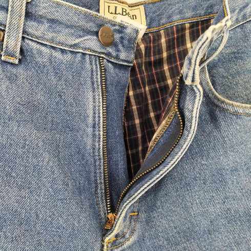 エルエルビーン L.L.Bean 00s Classic Fit フランネルライナー デニムパンツ メンズ 32inch