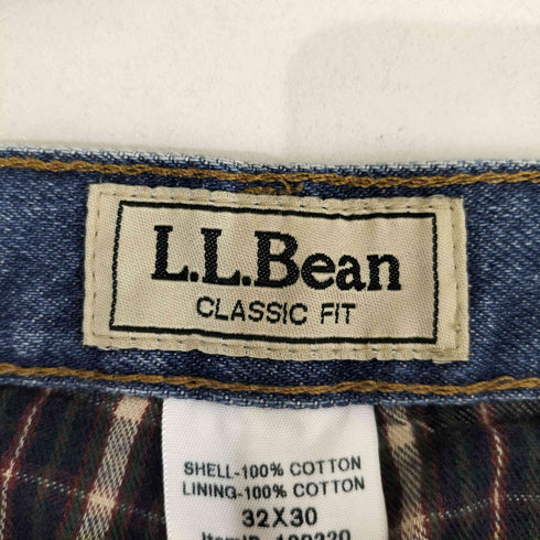 エルエルビーン L.L.Bean 00s Classic Fit フランネルライナー デニムパンツ メンズ 32inch