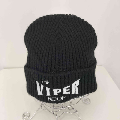 The Viper Room ロゴ ビーニー Black Beanie メンズ