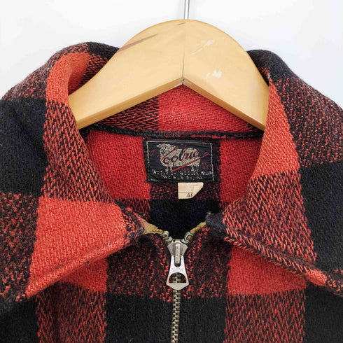 ウールリッチ WOOLRICH 40s TALONジップ バッファローチェック ウールブルゾン メンズ US:40 40