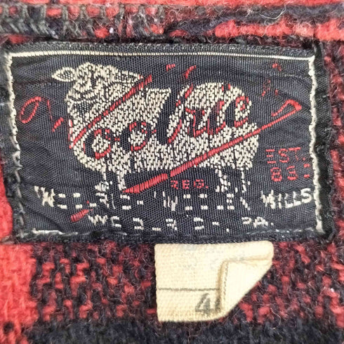 ウールリッチ WOOLRICH 40s TALONジップ バッファローチェック ウールブルゾン メンズ US:40 40
