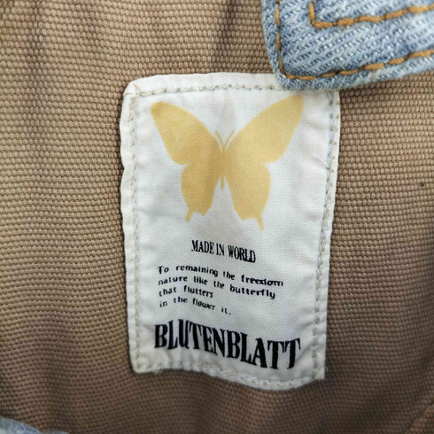 ブリューテンブラット Blutenblatt デニムオーバーオール メンズ JPN:S