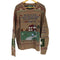 ポロカントリーラルフローレン POLO COUNTRY RALPH LAUREN 23AW RELAXED FIT 総柄クルーネックニット メンズ JPN:L