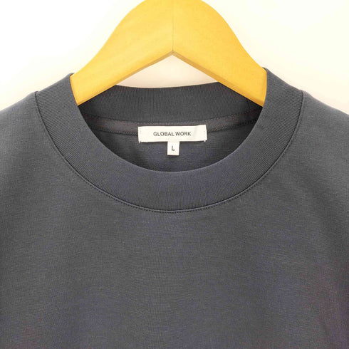 グローバルワーク GLOBAL WORK コットンクルーネックジャージーカットソー メンズ JPN:L