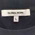 グローバルワーク GLOBAL WORK コットンクルーネックジャージーカットソー メンズ JPN:L