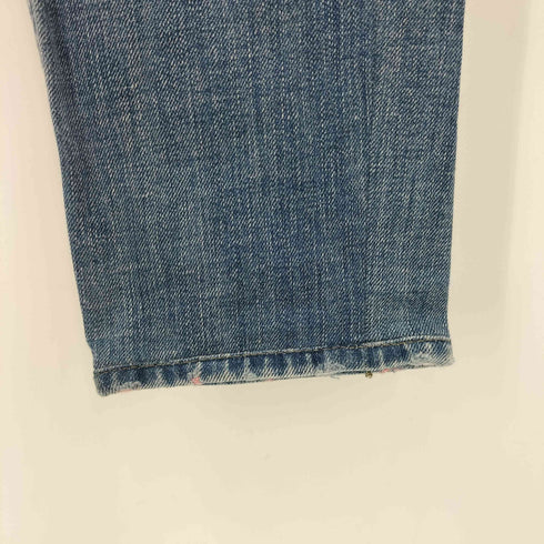 care label MADE IN ITALY SLACK 352 ボタンフライスキニーデニム メンズ 28