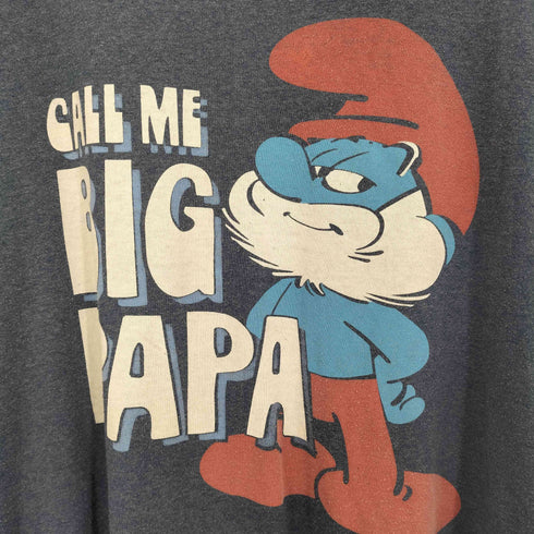 キャラクタープリント クルーネックTシャツ メンズ import:XL