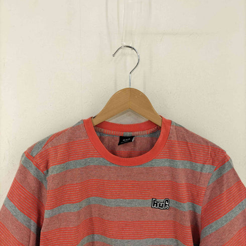 ハフ HUF BERKLEY STRIPE S/S TOP POPPY メンズ M