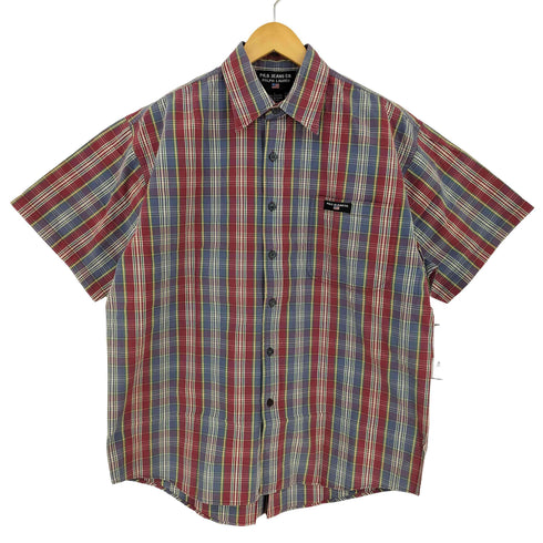 ポロジーンズカンパニーラルフローレン POLO JEANS COMPANY RALPH LAUREN 半袖チェックシャツ メンズ import:L