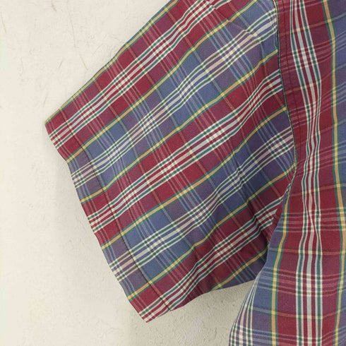 ポロジーンズカンパニーラルフローレン POLO JEANS COMPANY RALPH LAUREN 半袖チェックシャツ メンズ import:L