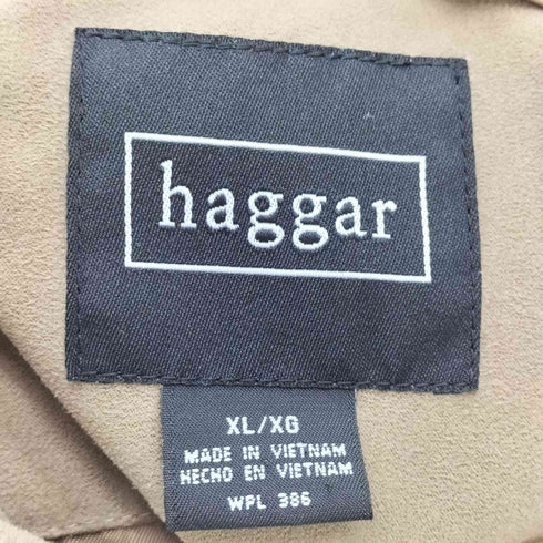 ハガークロージング HAGGAR 90-00S モールスキン ジップアップ ジャケット メンズ import:XL