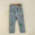 リーバイス Levis 90S 501ストレートデニムパンツ リメイク加工 ボタン裏555 バレンシア工場 メンズ 29inch
