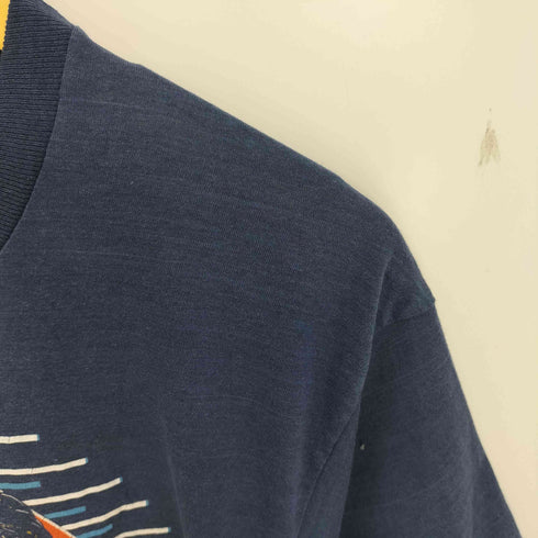 80s USロックバンド クルーネックTシャツ メンズ