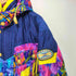 etirel 90-00S 総柄 マルチカラー ジップアップジャケット メンズ import:L