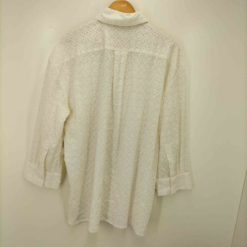ザラ ZARA Embroidered Over Size Shirt エンブロイダリー オーバー サイズ シャツ レディース import:S