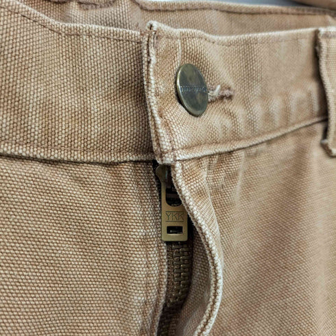カーハート Carhartt USA製 Dungaree FiT 革パッチ ダック地 ペインター パンツ メンズ 34×30