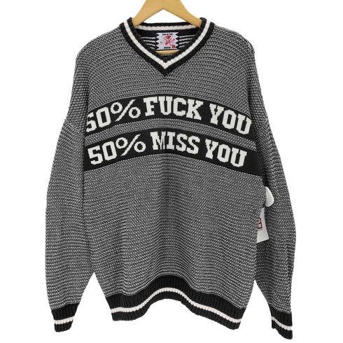 サノバチーズ SON OF THE CHEESE 50% V knit メンズ import:M