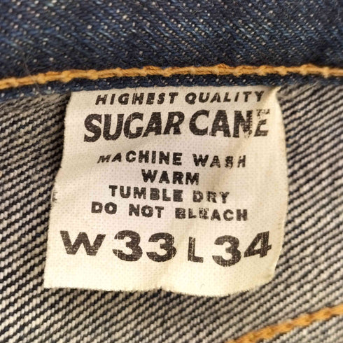 シュガーケーン SUGAR CANE 1974 ボタンフライデニムパンツ 赤耳 メンズ 33 34
