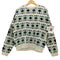 90-00S 総柄 コットン ニット セーター メンズ import:XS