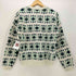 90-00S 総柄 コットン ニット セーター メンズ import:XS