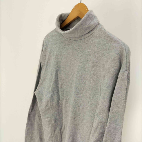 エディーバウアー Eddie Bauer 90S 白タグ タートルネックカットソー メンズ import:L