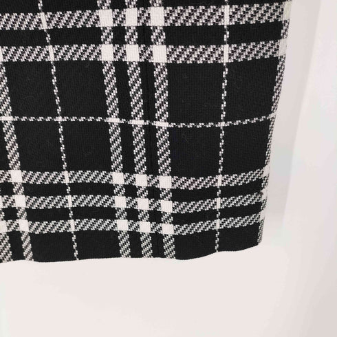 バーバリーロンドン BURBERRY LONDON チェック モックネック ノースリーブワンピース レディース 40
