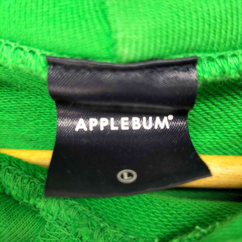 アップルバム APPLEBUM ボックスロゴ刺繍プルオーバーパーカー メンズ JPN:L