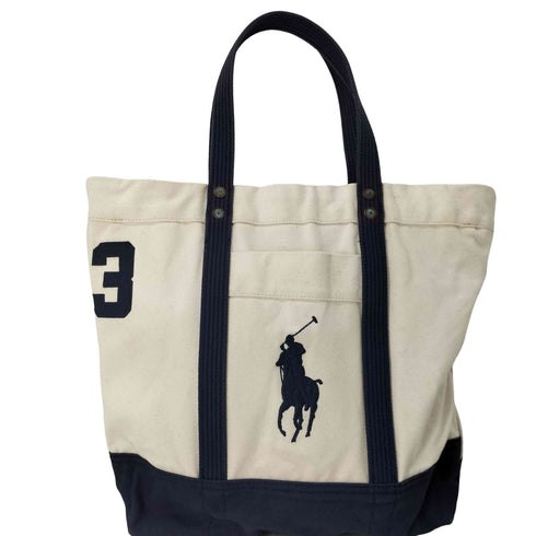 ポロバイラルフローレン Polo by RALPH LAUREN フロント ビックポニー刺繍 トートバッグ メンズ