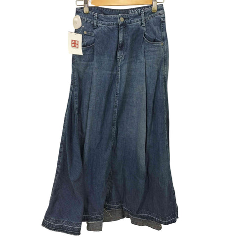 ヒステリックグラマー HYSTERIC GLAMOUR USED 加工 デニム フレア スカート レディース JPN:S