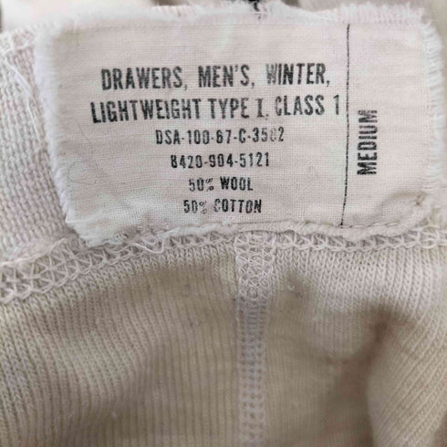 ユーエスアーミー U.S. ARMY 67年格納 DRAWERS アンダーパンツ メンズ MEDIUM