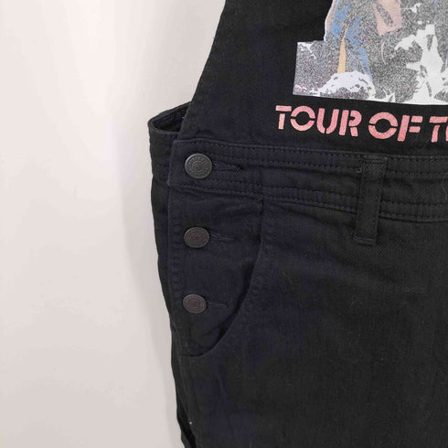 ヒステリックグラマー HYSTERIC GLAMOUR フロント BIG プリント オーバーオール レディース JPN:M