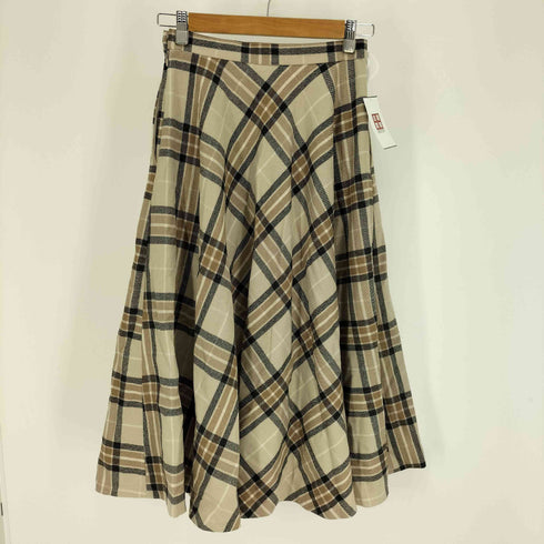 ユナイテッドアローズ UNITED ARROWS UWSC W/N チェック フレア スカート レディース JPN:36