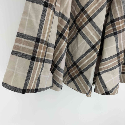 ユナイテッドアローズ UNITED ARROWS UWSC W/N チェック フレア スカート レディース JPN:36