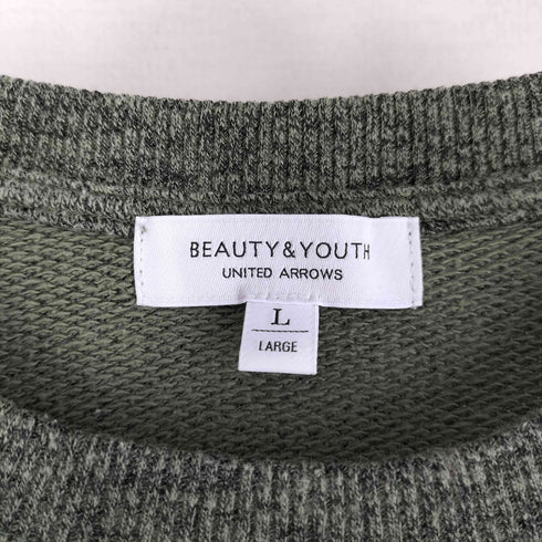 ビューティーアンドユースユナイテッドアローズ BEAUTY & YOUTH UNITED ARROWS ブリッツスウェット ワイドフォルム カットソー メンズ JPN:L