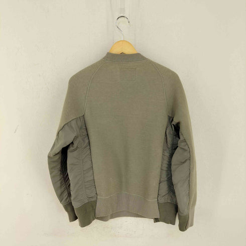 サカイ Sacai 24SS Sponge Sweat x Nylon Twill Pullover スポンジスウェット メンズ JPN:1