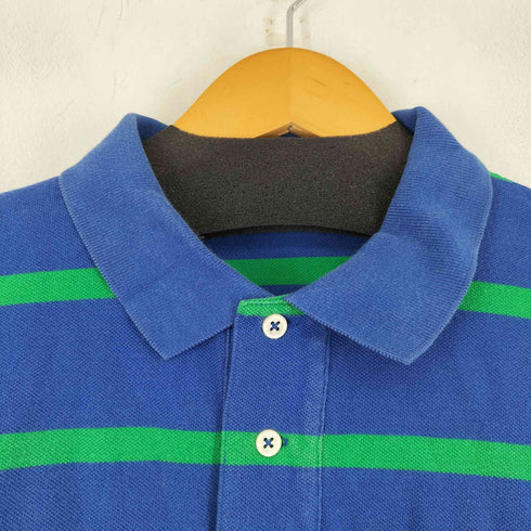 ポロバイラルフローレン Polo by RALPH LAUREN 90s スモールポニー刺繍 S/S ボーダーポロシャツ メンズ JPN:XL