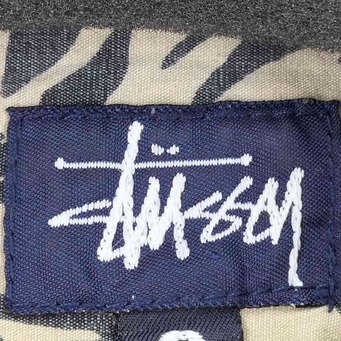 ステューシー Stussy 90s MADE IN USA 紺タグ ドラゴン アロハシャツ メンズ JPN:S